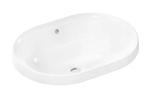 Hansgrohe-HG-Xuniva-U-Einbauwaschtisch-550-400-ohne-Hahnloch-mit-Ueberlauf-Weiss-60157450 gallery number 1